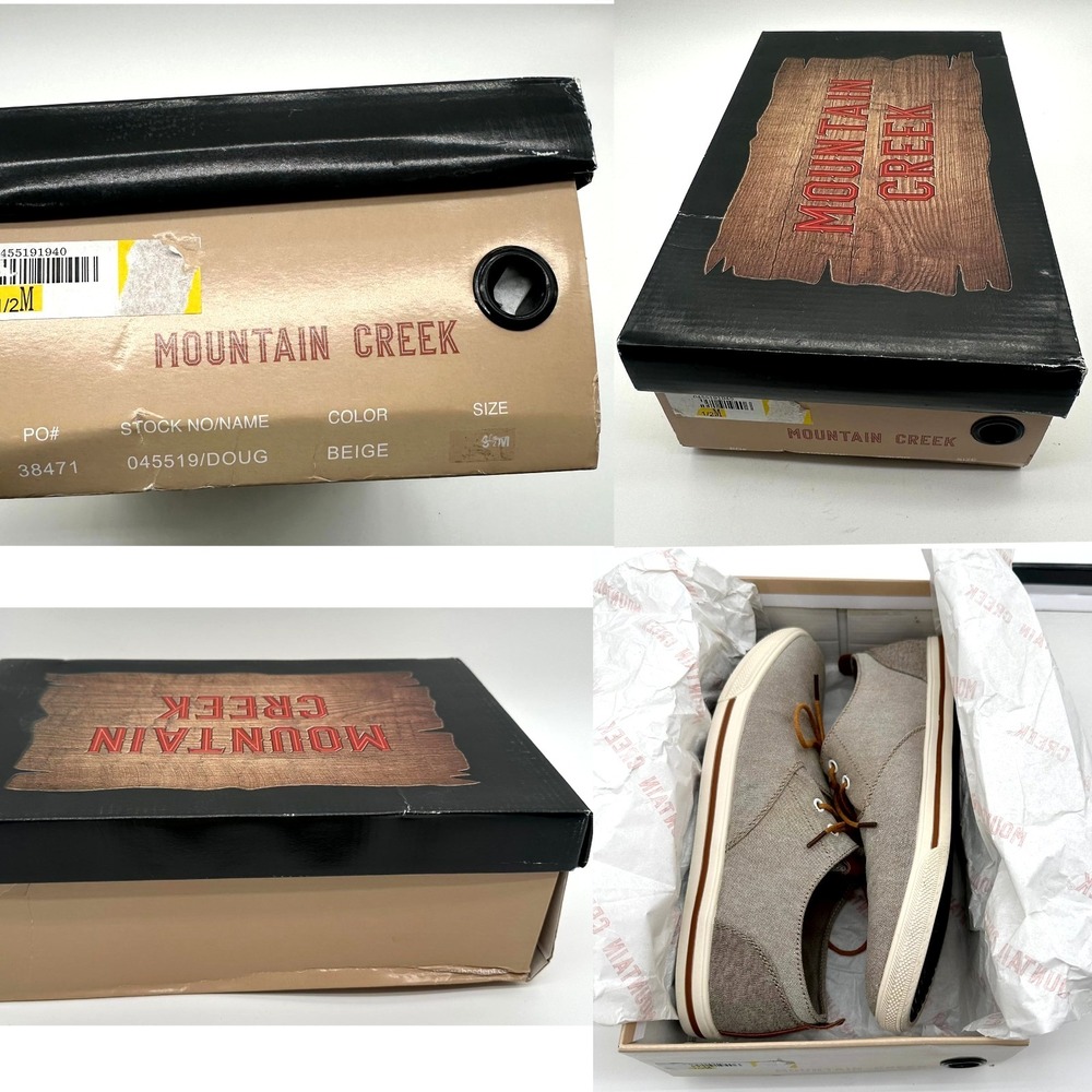 Mountain Creek Doug Men's 9.5M Lace‑Up Boat Shoes w/ Box – Great Condition - Picture 6 of 8